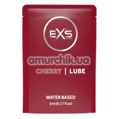 Оральний лубрикант EXS Cherry Lube Water Based - вишня, 5 мл - Фото №1