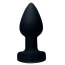 Анальная пробка с подсветкой Passion Play Vibrating Buttplug With LED Lights M, черная - Фото №3