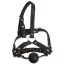 Кляп Bad Kitty Head Harness, чорний - Фото №2