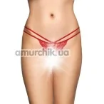 Трусики-стринги женские Tongs 2495, красные - Фото №1