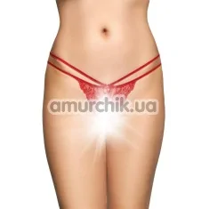 Трусики-стринги женские Tongs 2495, красные - Фото №1
