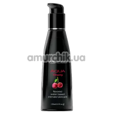 Оральный лубрикант Wicked Aqua Cherry - вишня, 120 мл - Фото №1