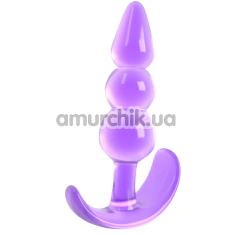 Анальна пробка Crushious The Plunger, фіолетова - Фото №1