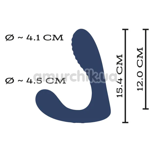 Вібростимулятор простати Intense Remote Controlled Prostate Plug, чорний