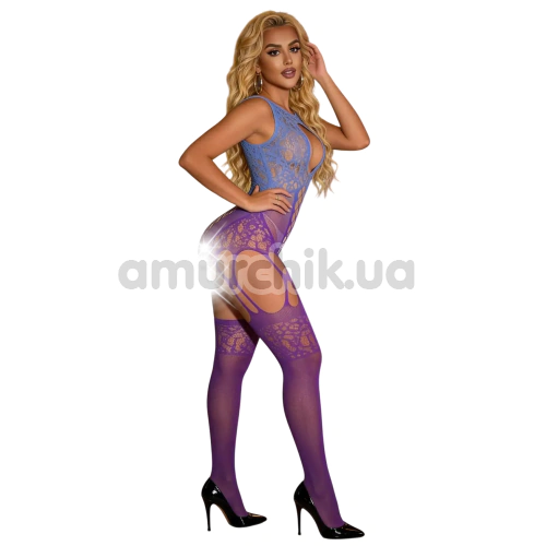 Комбинезон Star Night Sexy Gradient Bodystocking, фиолетово-голубой