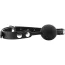 Кляп Ouch! Black & White Silicone Ball Gag, черный - Фото №2