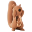 Симулятор орального секса для женщин с вибрацией Sweet Em Velvet Lure Sneaky Squirrel, коричневый - Фото №2