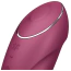 Клиторальный вибратор с пульсацией Satisfyer Tap & Climax 1, бордовый - Фото №3