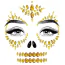 Прикраса для обличчя Leg Avenue Sugar Skull Adhesive Face Jewels Sticker, золота - Фото №1