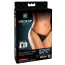 Трусики с анальной пробкой с вибрацией HookUp Panties Remote Bowtie Bikini, черные - Фото №18