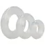 Набор из 3 эрекционных колец Premium Silicone Ring Set, прозрачный - Фото №1