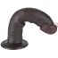 Фаллоимитатор Sliding-Skin Dual Layer Dong 8 без мошонки, коричневый - Фото №10