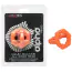 Эрекционное кольцо для члена Alpha Liquid Silicone All Star Ring, оранжевое - Фото №13