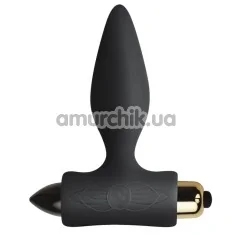 Анальная пробка с вибрацией Rocks-Off 7 Speed Plug Petite Sensations, черная - Фото №1