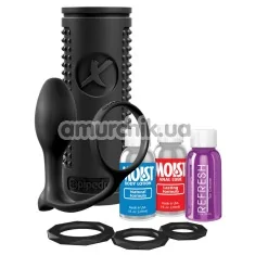 Набір з 5 предметів PDX Elite Ass-Gasm Explosion Kit для чоловіків, чорний - Фото №1