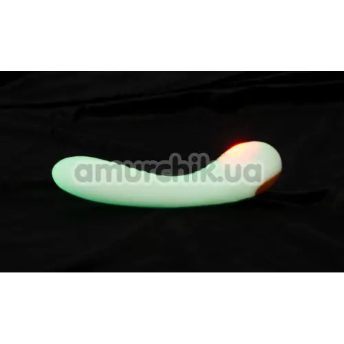 Вибратор для точки G Glow In The Dark G-Spot, светящийся в темноте