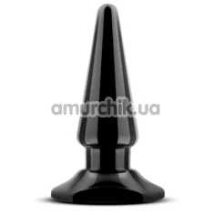 Анальная пробка Anal Adventures Easy Plug, черная - Фото №1