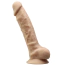 Вібратор Silexd Premium Silicone Dildo Model 1 Size 8 LRS, тілесний - Фото №2