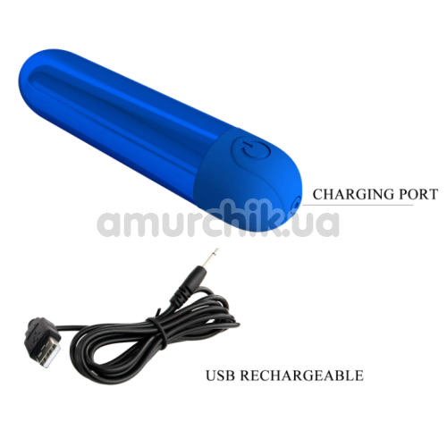 Кліторальний вібратор Pretty Love Kiwi, синій