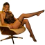 Комбінезон Star Night Mix Net Bodystocking, чорний - Фото №4