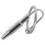 Уретральна вставка з ерекційним кільцем Sextreme Steel Penisplug 2.8, срібна - Фото №3