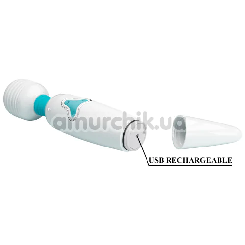 Універсальний масажер Pretty Love Body Wand Cloud, білий