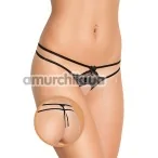 Трусики-стринги женские G-string черные (модель 2401) - Фото №1