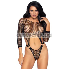 Боди Leg Avenue Top Bodysuit With Thong Back, черное - Фото №1
