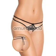 Трусики-стринги женские G-string черные (модель 2401) - Фото №1