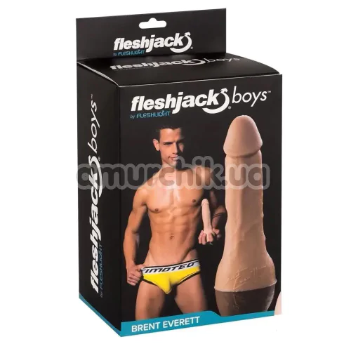 Фаллоимитатор Fleshjack Boys: Brent Everett, телесный