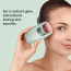 Роликовый массажер для лица Geske Rose Quartz Roller 5 in 1, зеленый - Фото №10