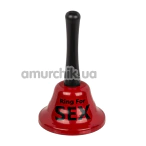 Колокольчик Desk Bell Ring For Sex, красный - Фото №1
