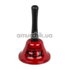 Колокольчик Desk Bell Ring For Sex, красный - Фото №1