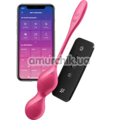 Вагінальні кульки з вібрацією Satisfyer Love Birds 2, рожеві - Фото №1
