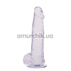 Фаллоимитатор Jelly Joy Clear Stone 8 - Фото №1