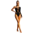 Боди Star Night One Shoulder Sparkle Rhinestone Bodysuit, черное - Фото №6
