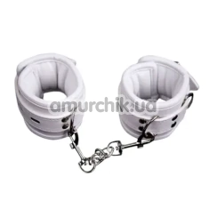 Фиксаторы для ног DS Fetish Ankle Restraints, белые - Фото №1