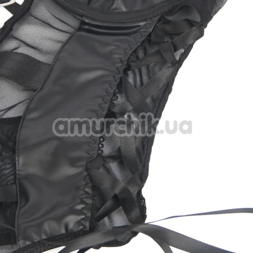 Боді Star Night Sexy Ribbon Teddy, чорне