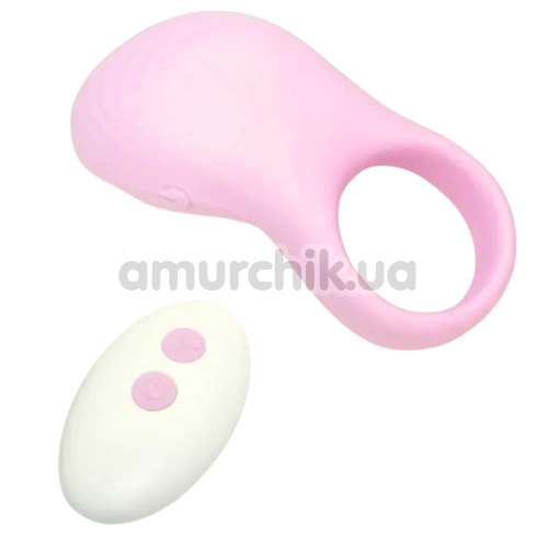 Виброкольцо для члена Sweet Em Velvet Lure Vibe Ring, розовое
