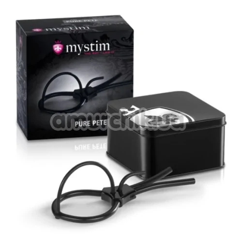 Утяжка для пениса с электростимуляцией Mystim Pure Pete