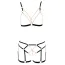 Комплект Cottelli Lingerie 22139581021 Set, черный: бюстгальтер + трусики - Фото №5