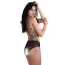 Трусики Daring Intimates Alexa Crotchless Mesh Panty, чорні - Фото №4