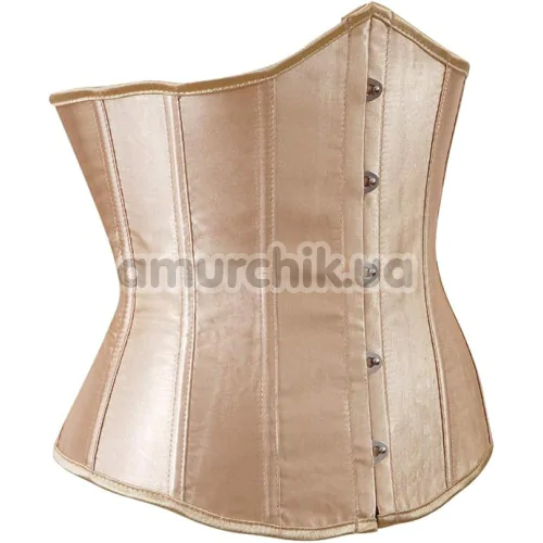 Корсет DS Fetish Vintage Satin Underbust Corset, золотой