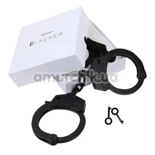 Наручники Roomfun Blacker Handcuffs, чорні
