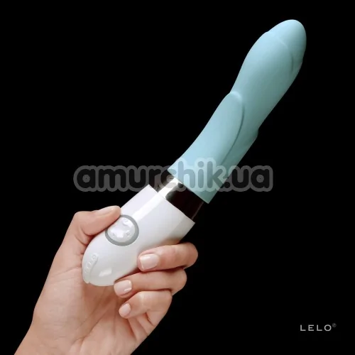 Вибратор Lelo Iris Blue (Лело Ирис Блю), голубой