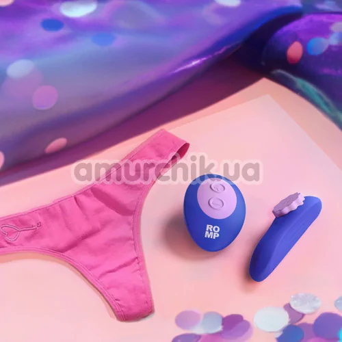 Клиторальный вибратор Romp Party, синий