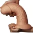 Фаллоимитатор Realistic Curved Dildo 9.5, телесный - Фото №5