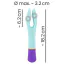 Вібратор Bunt Double Vibrator, блакитний - Фото №11