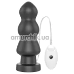 Анальная пробка с вибрацией Lovetoy Vibrating Anal Rigger, черная - Фото №1