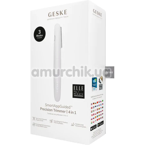 Триммер Geske Precision Trimmer 4 in 1, кремовый
